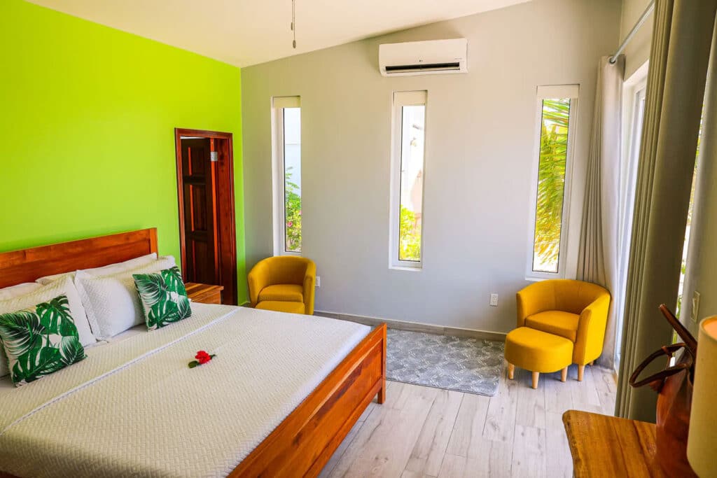 Master bedroom of the 3 Bedroom Villa at Umaya